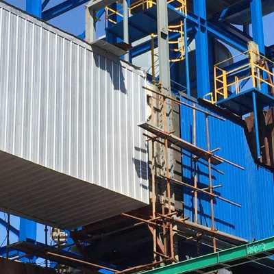 Коррозионностойкий большой клапан-заглушка для дымовых газов