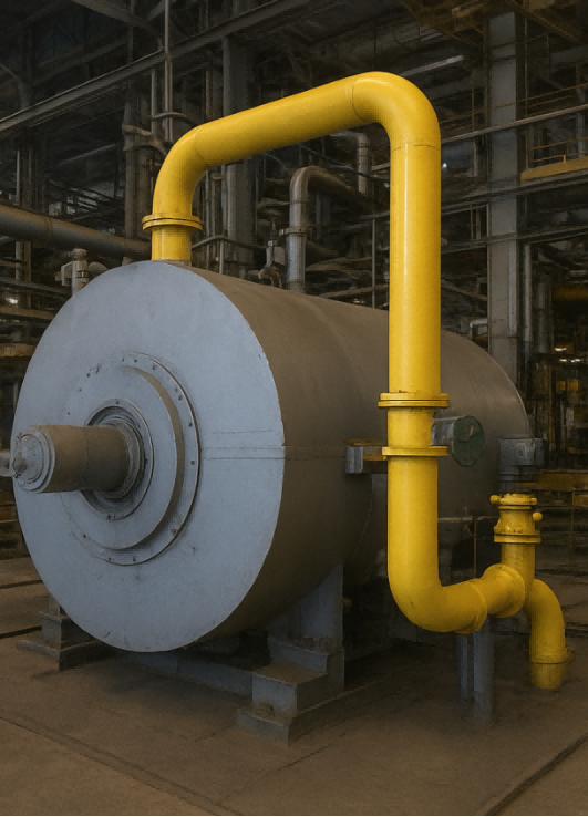 Бывший промышленный котёл