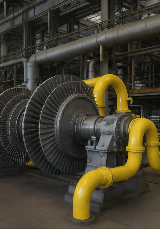 Бывшая паровая турбина