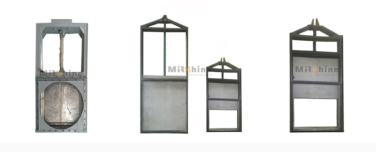 Затворы дымовых газов (затвор гильотинного типа) 