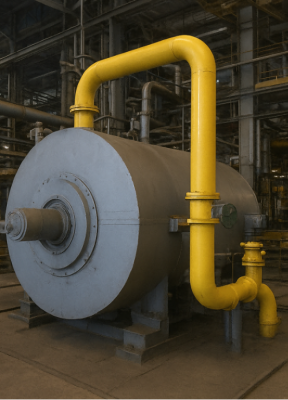 Бывший промышленный котёл